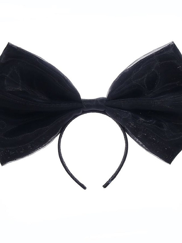1PC Headbands For Halloween Party Evening Oversize Fabric Knot for Women