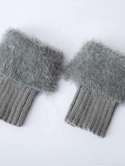 Leg Warmers Boot Cuffs Work Daily Solid Color Acrylic Fibers Basic Classic Warm 1 Pair for Women