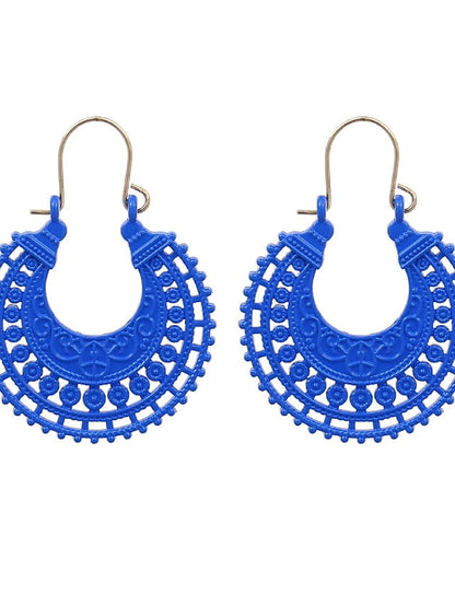 Earrings Chic & Modern Party Moon Earring / Yellow / Red / Green / Fall / Winter for Women