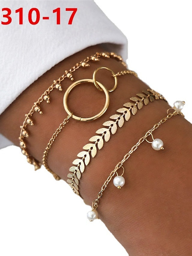 1 Set Wrap Bracelets Men Women Hemp Cords Wood Beads Ethnic Tribal Bracelets Leather Wristbands for Women