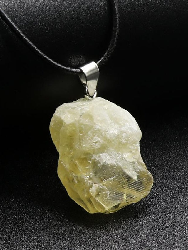 Europe And The United States New Original Stone Pendant Multi-Color Agate Stone Necklace for Women