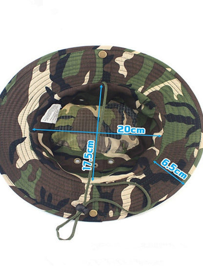 Men's Bucket Cloche Hat Outdoor Daily 3D Dgital Print Polyester Cloth Vacation Casual Outdoor 1 pcs for Women