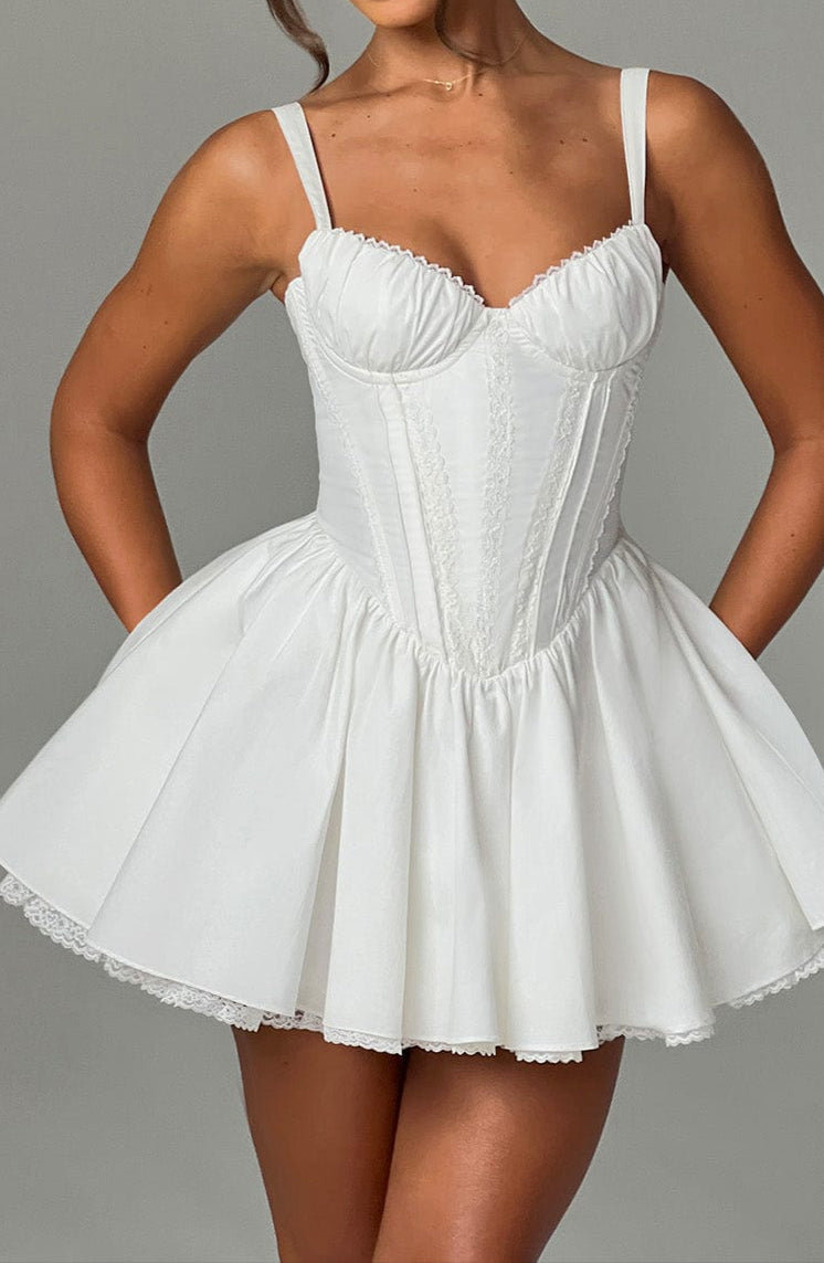 Samantha Mini Dress - White