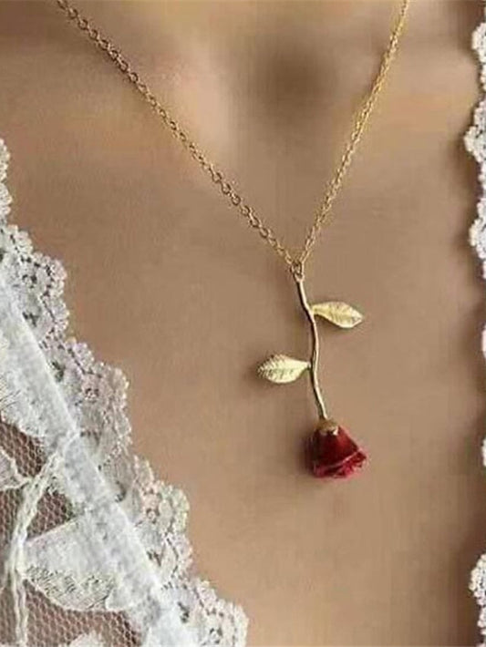 necklace Chic & Modern Street Rose Necklaces / Gold / Silver / Fall / Winter / Spring for Women