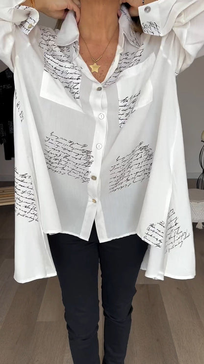 Mabel - Long-sleeved polo - Chic - Modern Style - Great for Casual Days