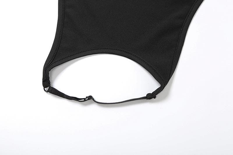 Halter hollow out solid backless pant set  | Festival Outfits Women