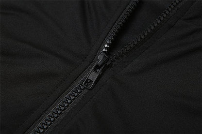High neck stitch zip-up tank romper  | Festival Outfits Women
