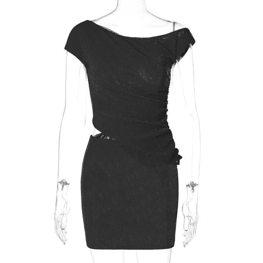 Off shoulder ruched mini skirt set  | Festival Outfits Women