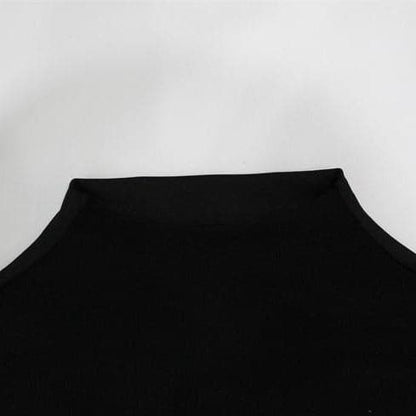 Long sleeve high neck mesh patchwork bodysuit  | Festival Outfits Women