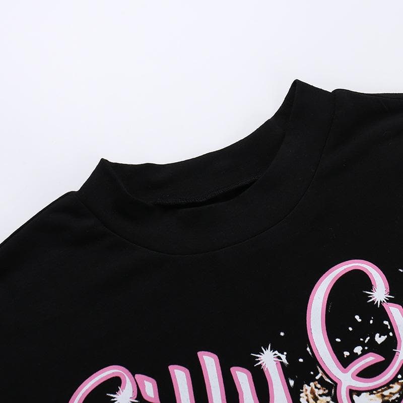 Sleeveless crewneck print top  | Festival Outfits Women