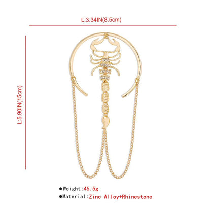 Scorpion rhinestone armbands