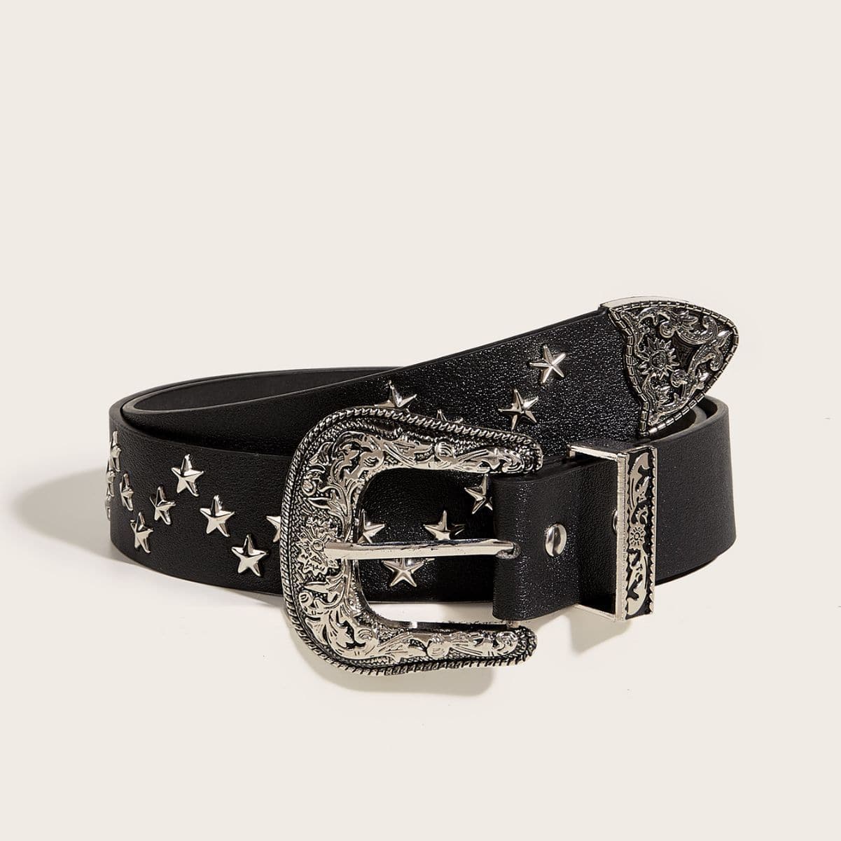 Star PU leather adjustable belt  | Festival Outfits Women