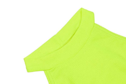 Sleeveless halter solid bodysuit