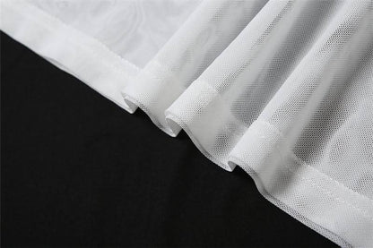 Ruched mesh solid maxi dress  | Festival Outfits Women