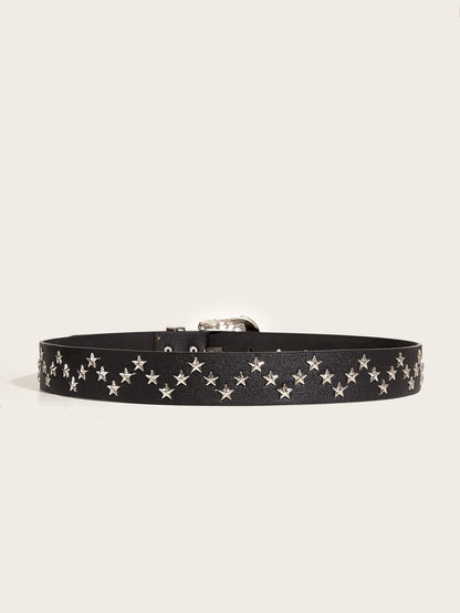 Star PU leather adjustable belt  | Festival Outfits Women