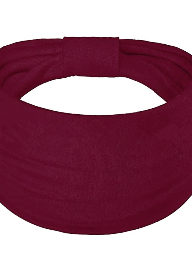 1pc Headbands Bandana Hair Scarf For Street Gift Holiday Festival Head Classic Fabric Black Blue Burgundy for Women