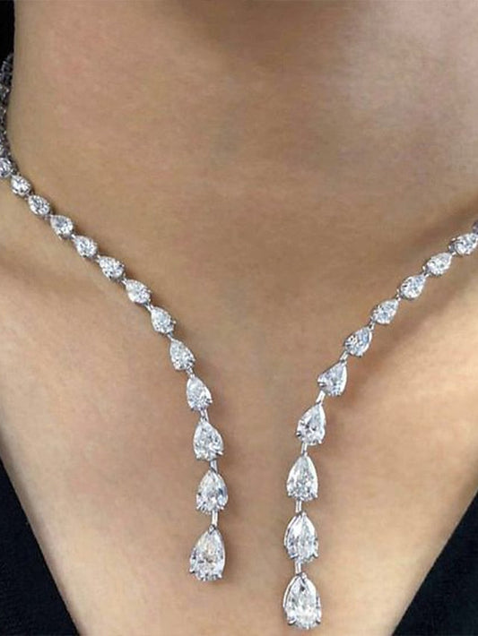 1PC Necklace For Party  Clavicle Chain Necklaces Gold Creative Blade Chain Fashion Simple Flat Snake Bone Chain Choker Necklace Clothing Accessories Adjustable Jewelry for Women and Girls for Women