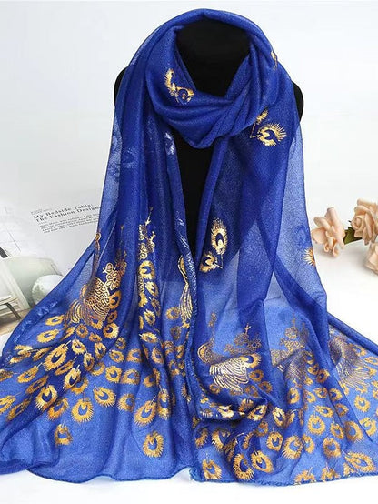 New Peacock Feather Shawls and Wraps for Party Dress Wedding Cape Bride Dress Shawl Women Wrap Shoulder Scarf for Women