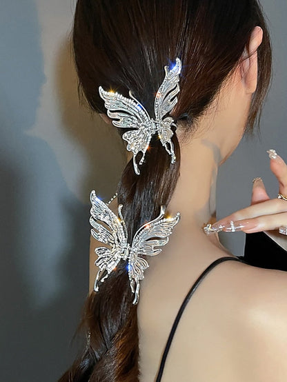 1PC Girls' Hair Claws Hair Clip For Daily Butterfly Hair Claw Metal Butterfly Hair Clips Clamp Nonslip Hair Claw Hair Accessories for Women Girls for Thinner Thick Hair Styling Fashion Hair for Women