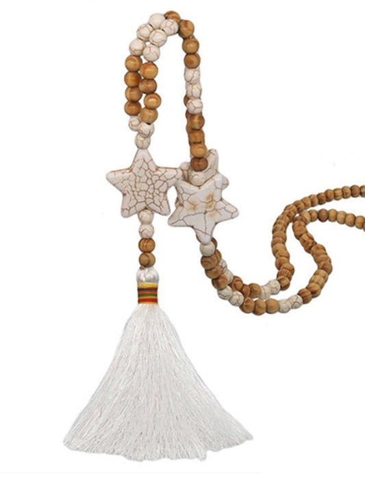 necklace Ethnic Style Street Star Necklaces / Beige / White / Fall / Winter / Spring for Women