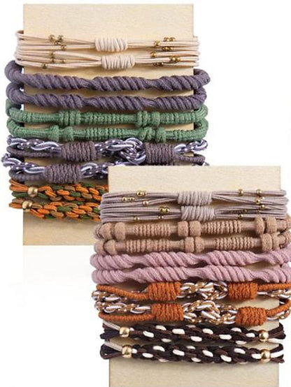 20pcs Hair Ties Hair Tie For Daily Thread Cord (Without the Card) for Women