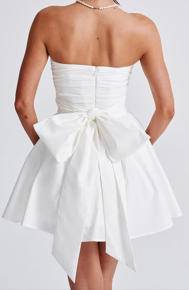 Africa Mini Dress - Ivory