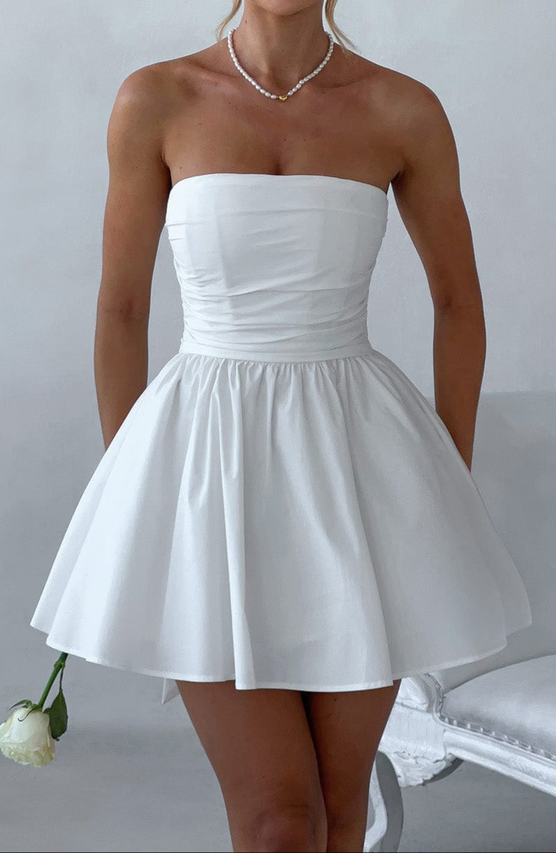 Africa Mini Dress - Ivory