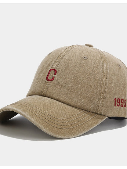 1pcs Embroidery Plain Baseball Hats Washed Cotton Cap For Men Women Adjustable Snapback Caps Baseball Cap Letter Dad Hat for Women