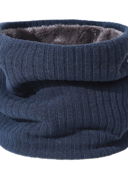 Infinity Scarf Party Black Scarf Pure Color Red Khaki Fall Winter Unisex for Women