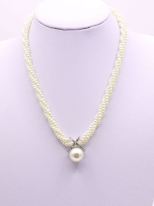 1PC Pendant Necklace For Wedding Daily Imitation Pearl Classic for Women