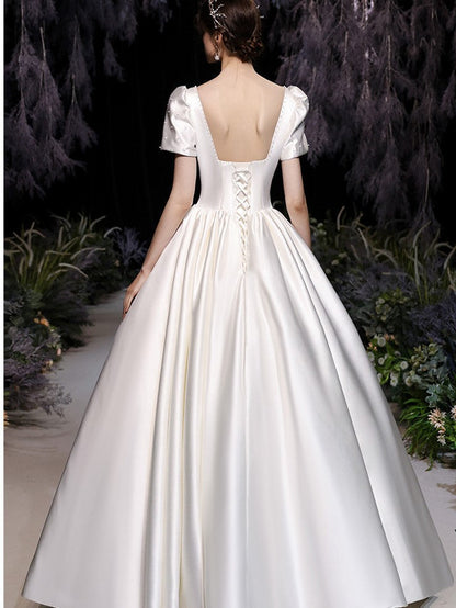 Vintage Satin Evening Dress