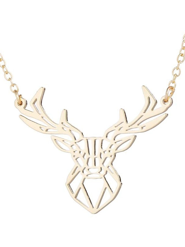 necklace Chic & Modern Party Deer Necklaces / Gold / Silver / Fall / Winter / Spring for Women