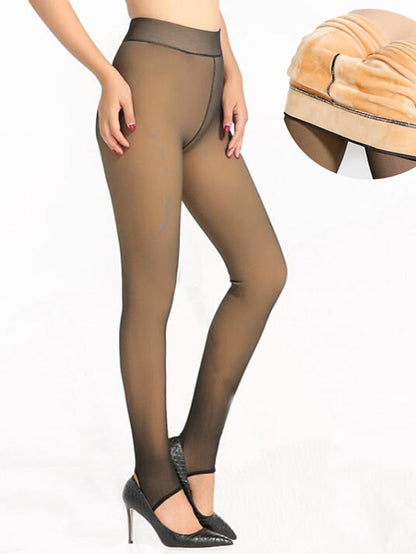 Panty Hose Office Work Daily Solid Color Spandex Nylon Basic Sexy Classic Warm 1 Pair for Women