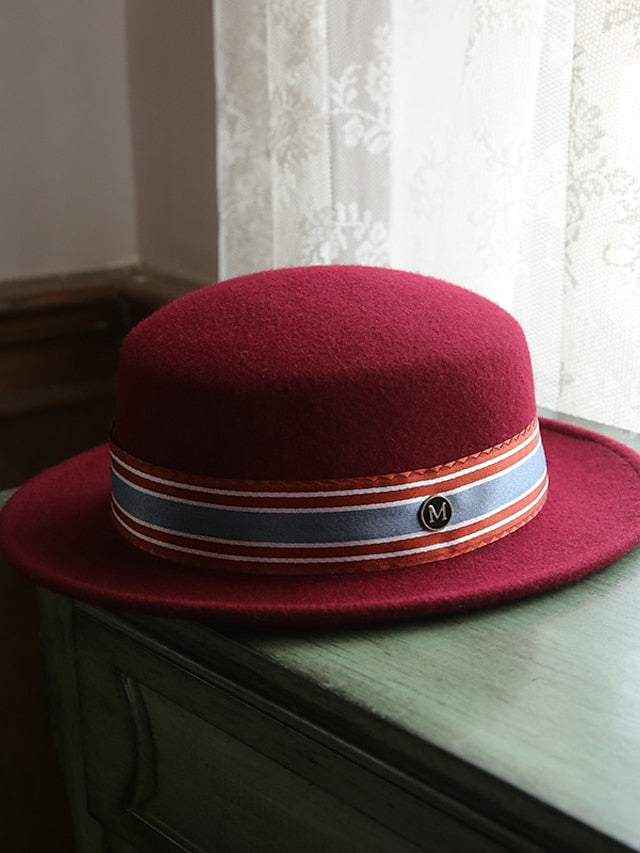 Hat Bucket Hat Black Wine Camel Party Street Weekend Splice Color Block Breathable for Women