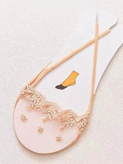 1 Pair Socks Solid Colored Antibacterial / Leg Shaping Simple Style Polyester / Cotton EU36-EU46 for Women