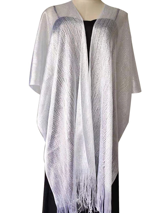 Shawls & Wraps Dailywear Daily Outdoor Yellow Purple Scarf Pure Color / Fall / Winter / Spring / Summer / Polyester for Women