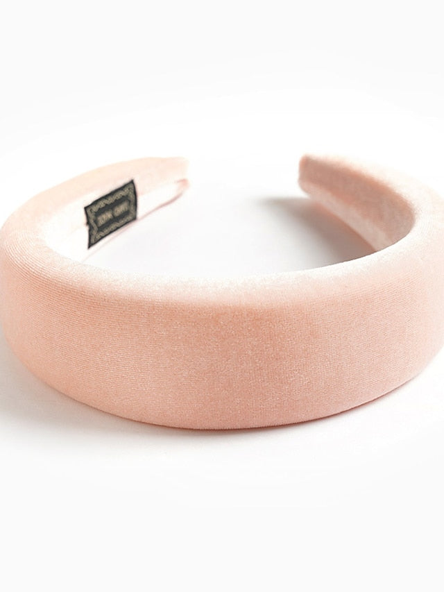 1pc Girls' Headbands Velvet Wide Headbands for Women Soft Head Bands Hairbands for Women Girls Fashion No Slip Headband for Women Hairbands Hair Accessories for Women