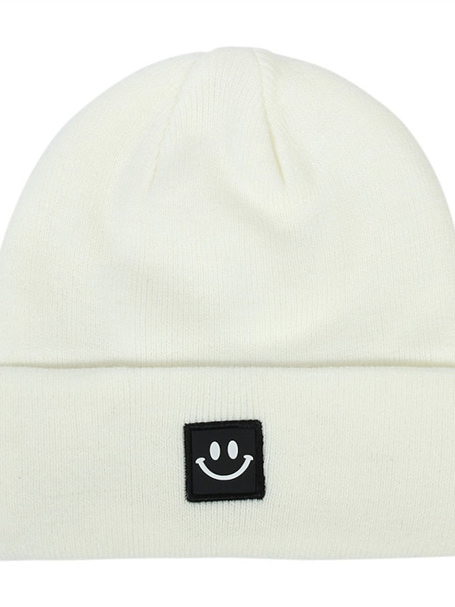 Hat Beanie / Slouchy Light Pink Green Purple Outdoor Street Dailywear Knit Pure Color Comfort Warm Breathable for Women