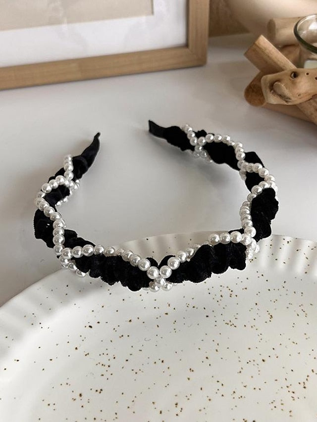 Headbands Headband For Daily Date Pearl Fabric 36# 19094 21# 17380D 20# 18161D for Women