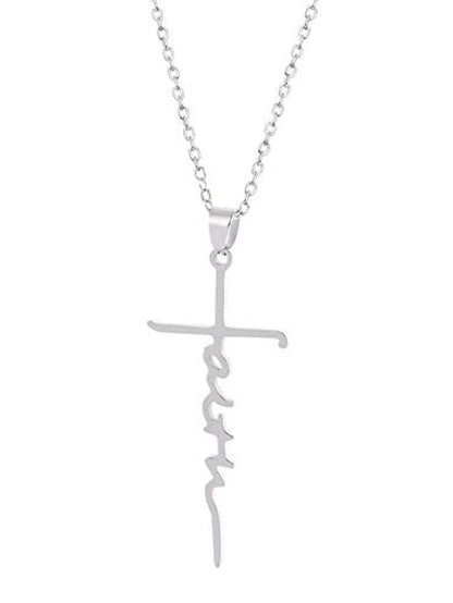 doomuut cross necklace 925 sterling silver love of cross pendant necklace gift for women girls for Women