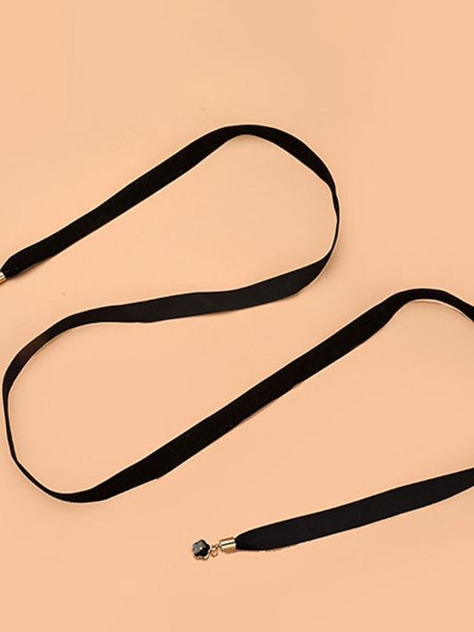 Belt Cloth Black Gray Red Chain Outdoor Street Daily Holiday Floral / Spring / Summer / Fall / Winter for Women