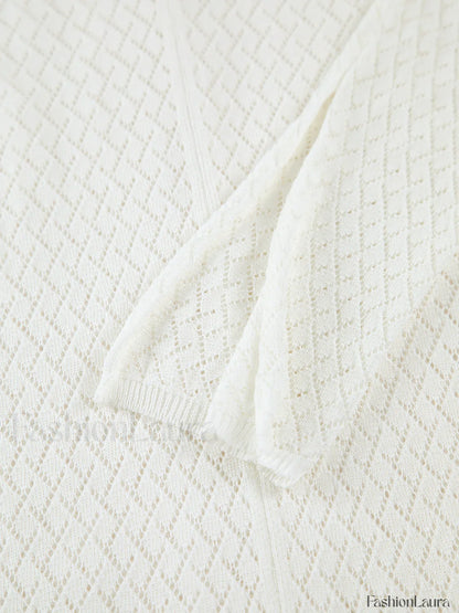 Knitted Cover Graceful Up Beach Dress