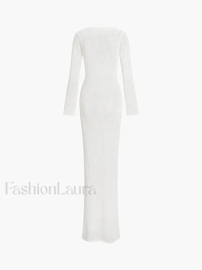 Knitted Cover Graceful Up Beach Dress