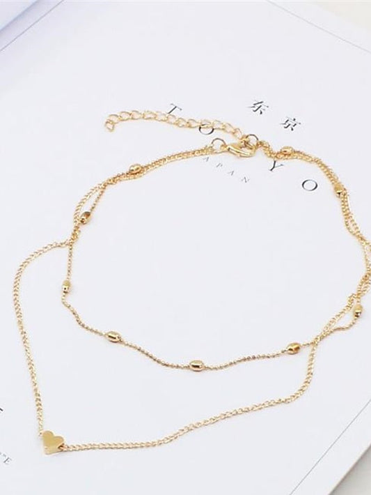 necklace Chic & Modern Fashion Street / Multilayer Layered Heart Choker Necklaces/ Dailywear / Spring / Summer / Fall / Winter for Women