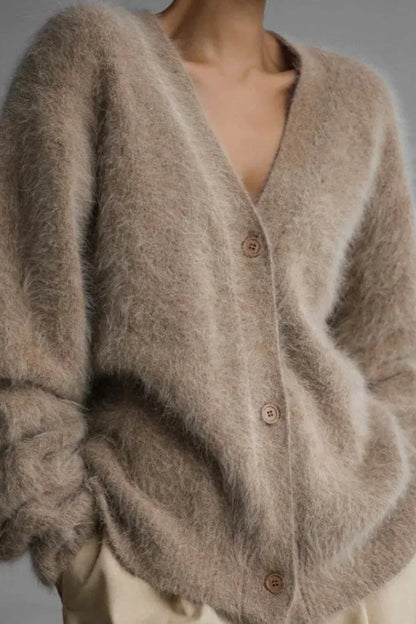 Korean Style Long Sleeve Knit Cardigan