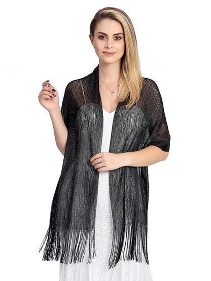 Scarves Shawl Party Daily Solid / Plain Color Polyester / Viscose Formal Casual Bohemia 1 PC for Women
