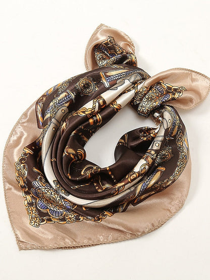 Neckerchief Gift Daily Holiday Tie Dye Polyester Bohemia Decoration Casual 1 PC for Women