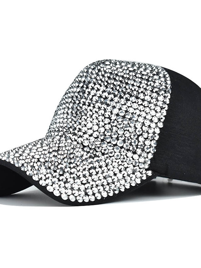 1pcs Summer Ladies Baseball Cap Wild Spring and Autumn Rhinestone Caps Fashion Personality Street Highlights Hip-hop Hats for Women