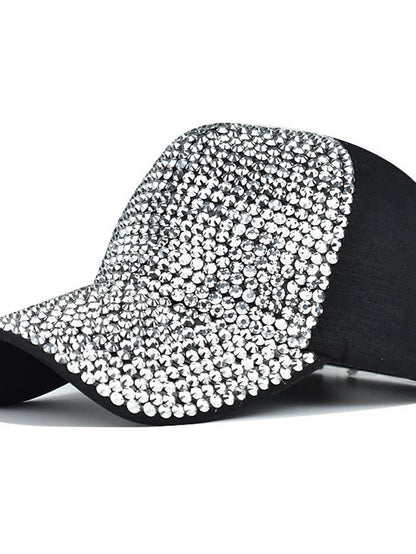 1pcs Summer Ladies Baseball Cap Wild Spring and Autumn Rhinestone Caps Fashion Personality Street Highlights Hip-hop Hats for Women