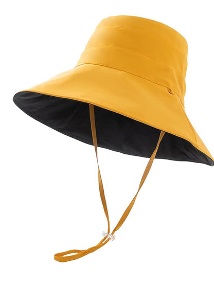 1PC Double-Sided Sun Hat Floppy Hat Daily Holiday Cloth Sports & Outdoors Sweet for Women